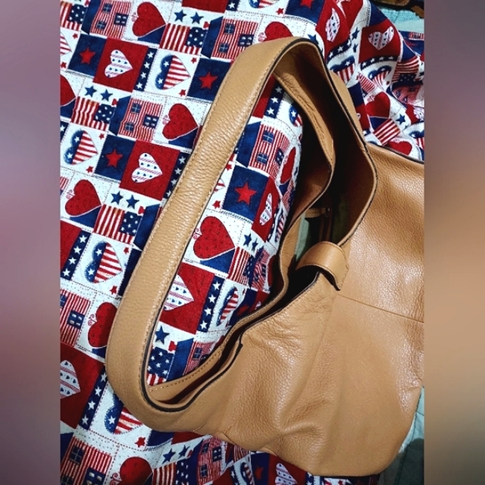 GILL BEIGE LEATHER SHOULDER BAG - Picture 4 of 10
